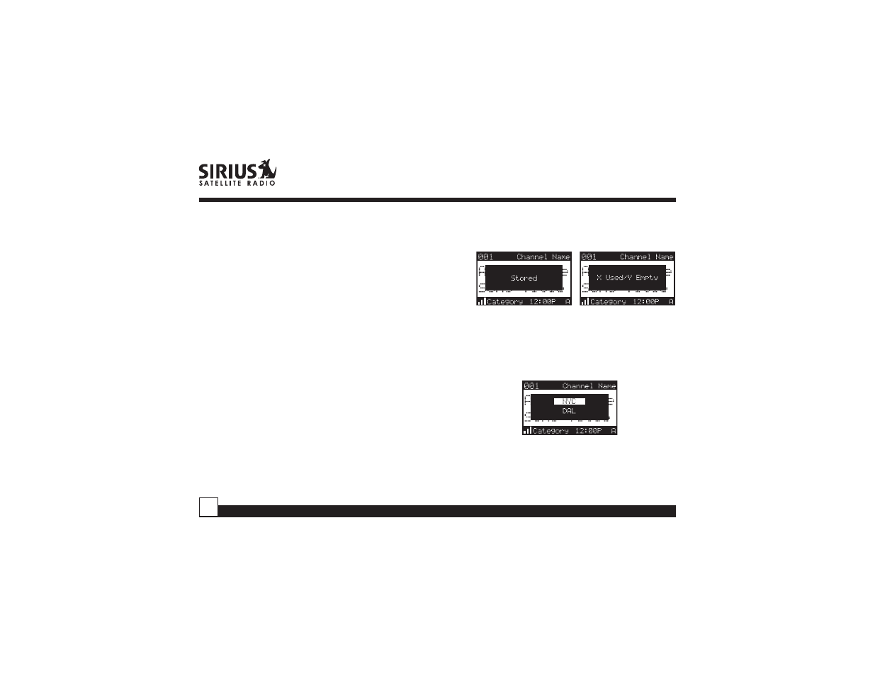 Sirius Satellite Radio SPR2C User Manual | Page 16 / 46