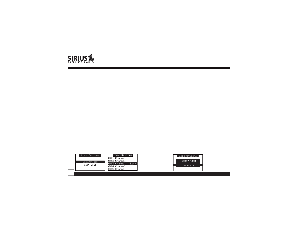 Sirius Satellite Radio SPR2C User Manual | Page 32 / 46