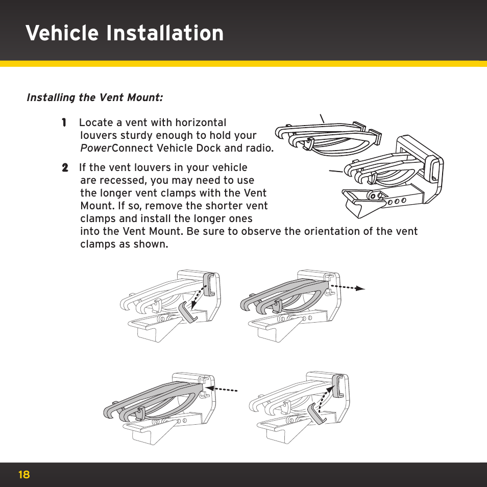 Vehicle installation | Sirius Satellite Radio TWILIGHT ISP2000 User Manual | Page 18 / 114