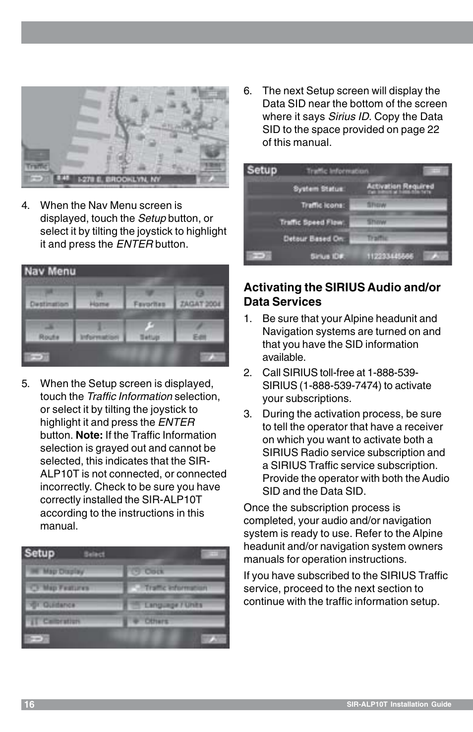 Sirius Satellite Radio 102405b User Manual | Page 16 / 24