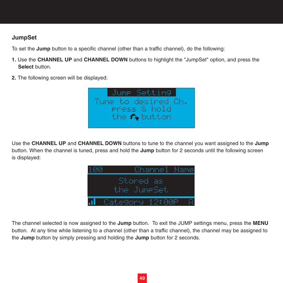 Sirius Satellite Radio XTR8CK User Manual | Page 44 / 68