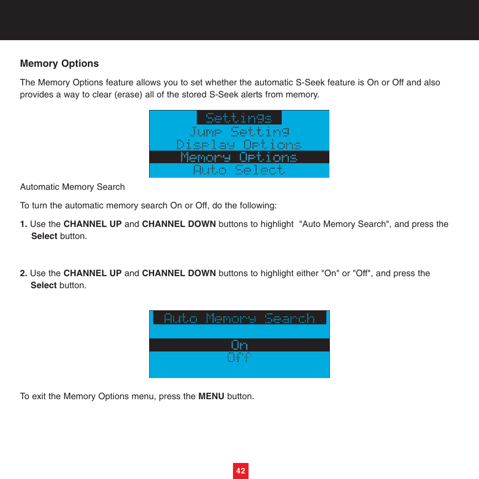 Sirius Satellite Radio XTR8CK User Manual | Page 46 / 68