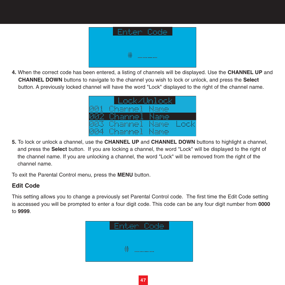 Sirius Satellite Radio XTR8CK User Manual | Page 51 / 68