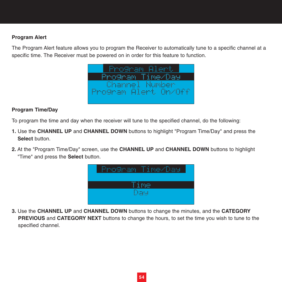 Sirius Satellite Radio XTR8CK User Manual | Page 58 / 68