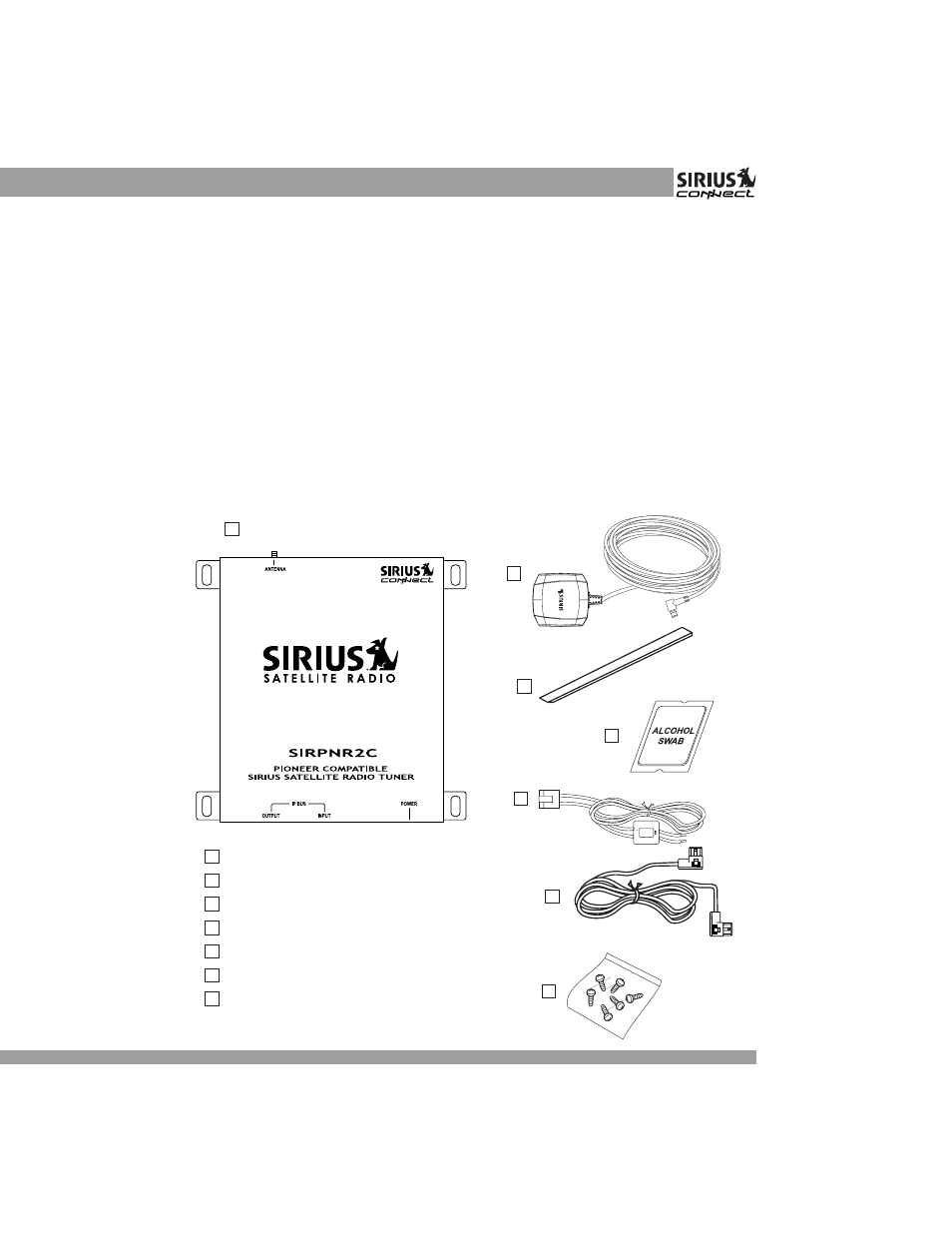 Sirius Satellite Radio SIRPNR2C User Manual | Page 3 / 14