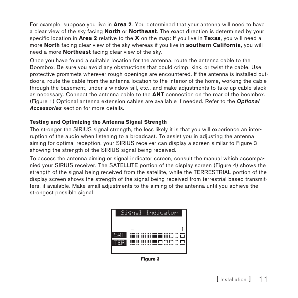 Sirius Satellite Radio SUBX1 User Manual | Page 11 / 20