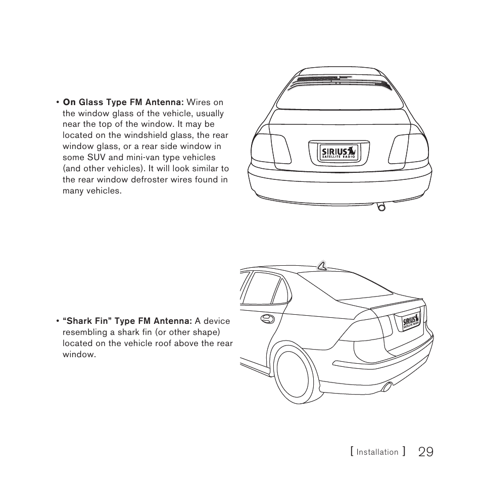 Sirius Satellite Radio Stiletto Vechicle Kit Satellite Radio User Manual | Page 29 / 52