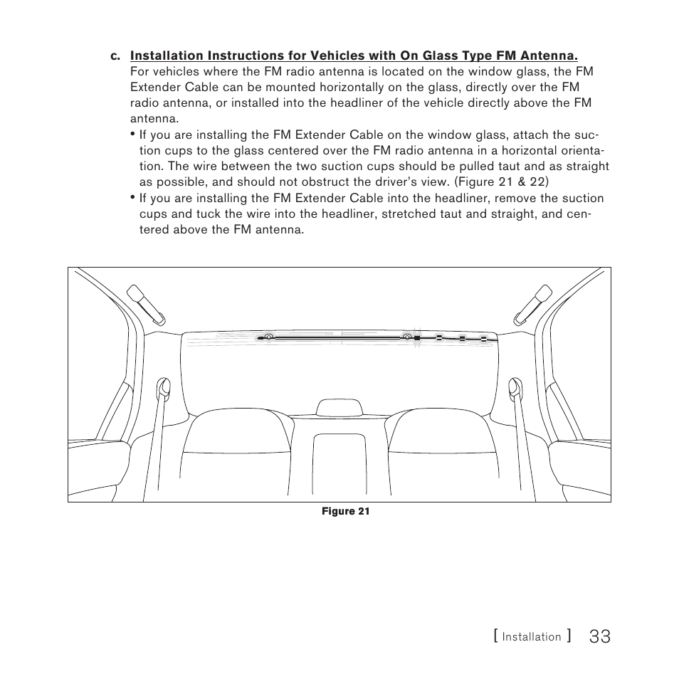 Sirius Satellite Radio Stiletto Vechicle Kit Satellite Radio User Manual | Page 33 / 52