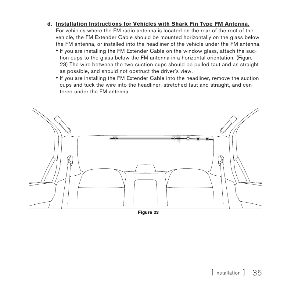 Sirius Satellite Radio Stiletto Vechicle Kit Satellite Radio User Manual | Page 35 / 52