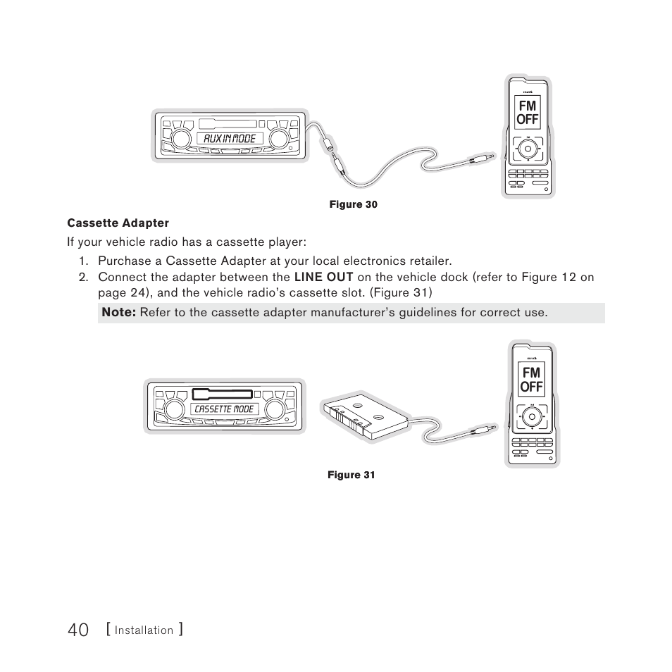 Sirius Satellite Radio Stiletto Vechicle Kit Satellite Radio User Manual | Page 40 / 52