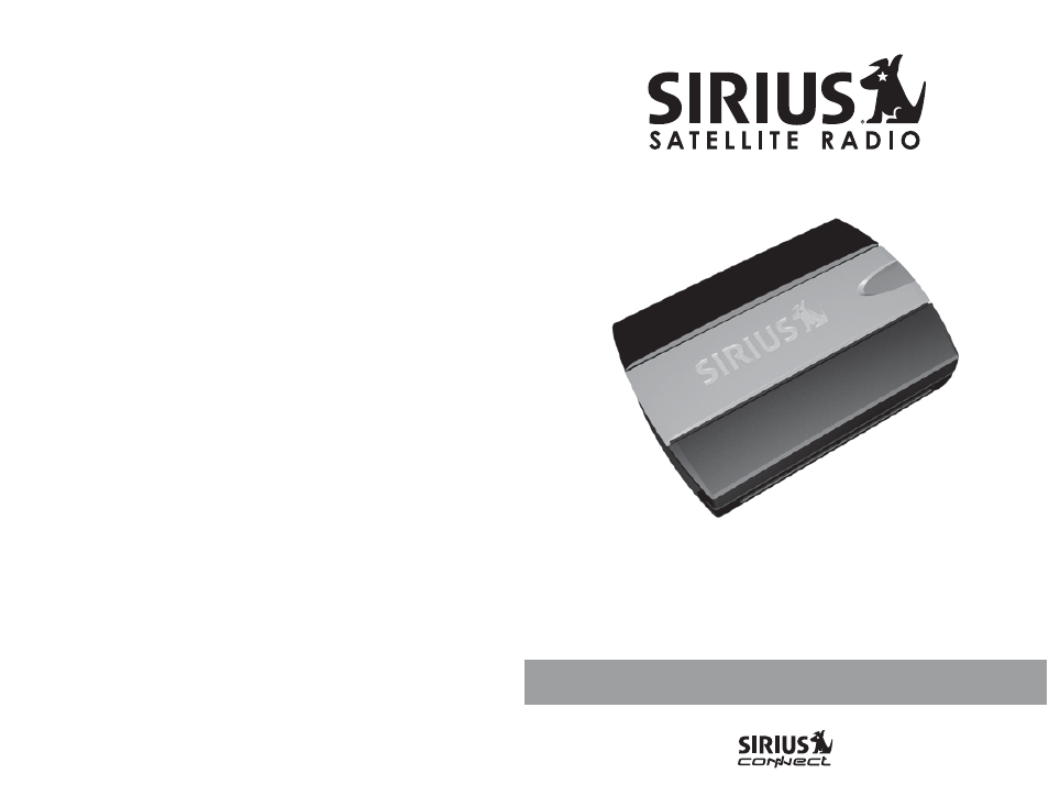 Sirius Satellite Radio SIRIUS CONNECT 3SIR-ALP10T User Manual | 7 pages