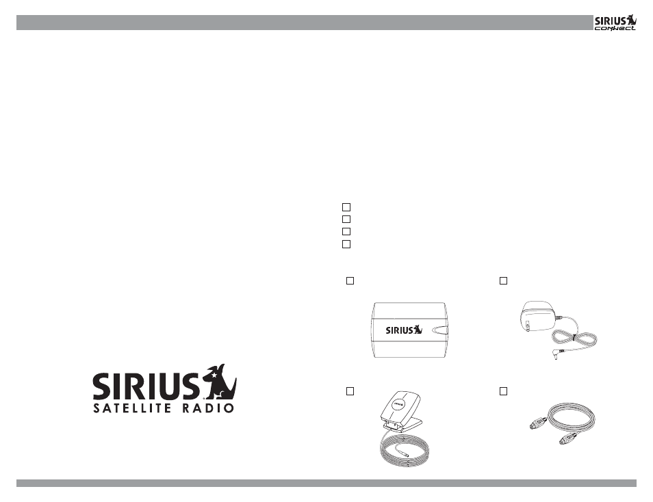 Sirius Satellite Radio SIRIUS CONNECT 3SIR-ALP10T User Manual | Page 2 / 7