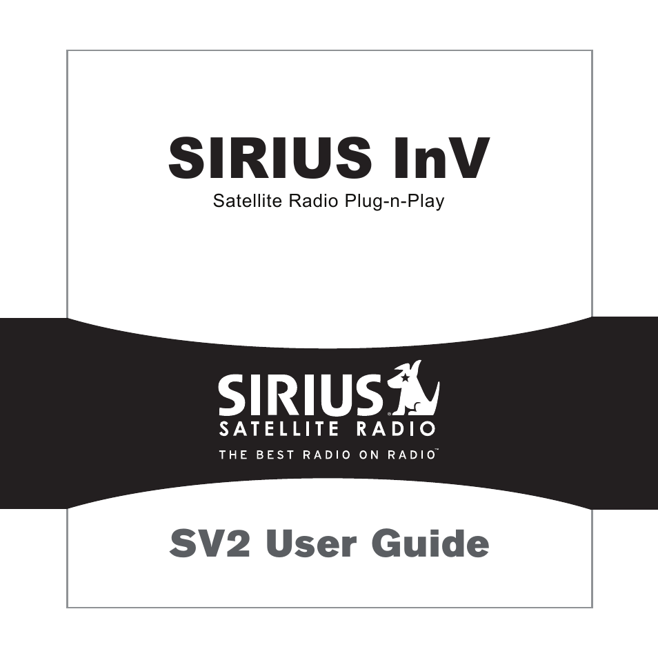 Sirius Satellite Radio Plug-n-Play User Manual | 60 pages