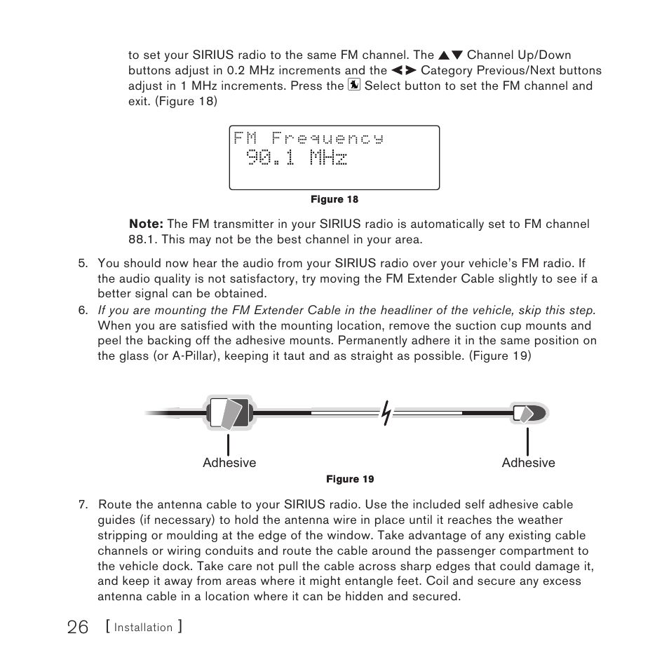 1 mhz | Sirius Satellite Radio Plug-n-Play User Manual | Page 28 / 60