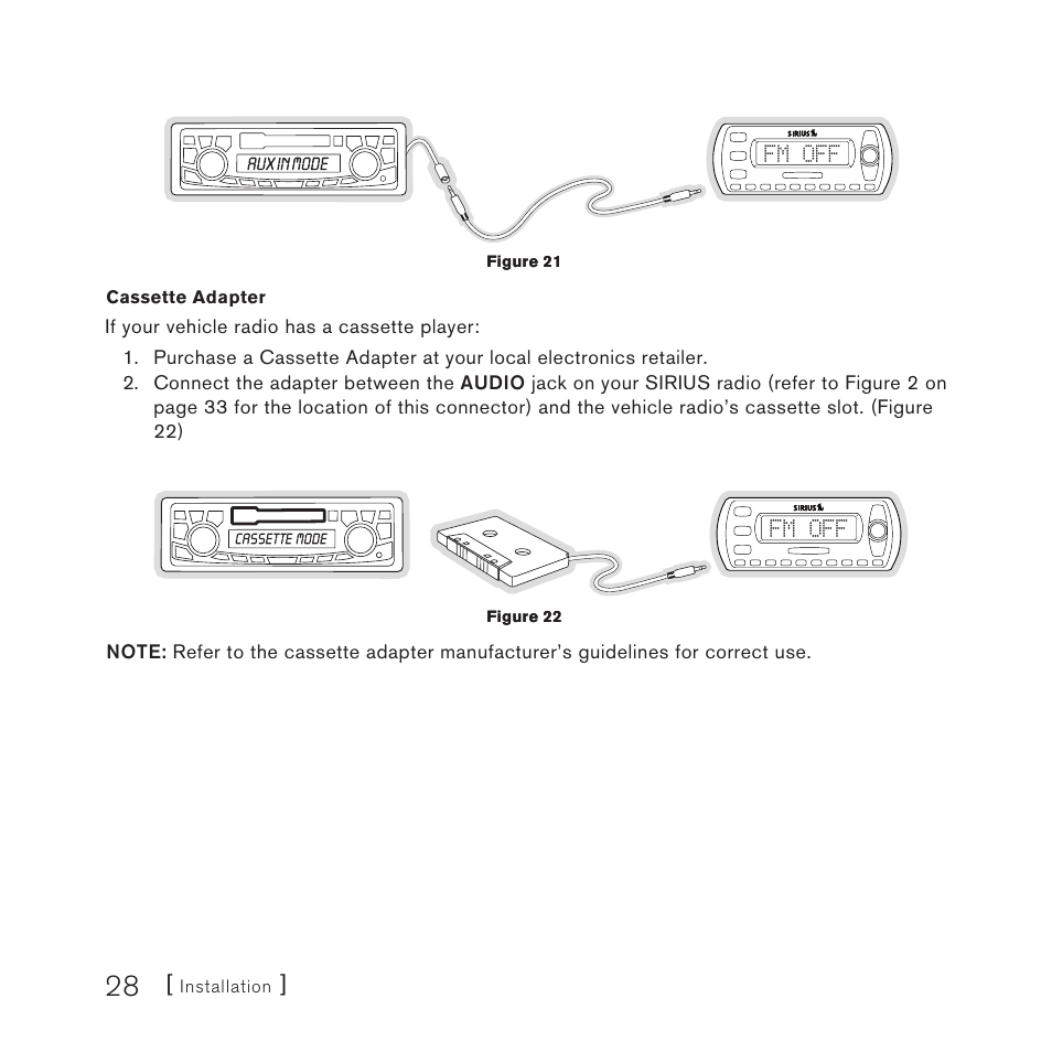 Sirius Satellite Radio Plug-n-Play User Manual | Page 30 / 60