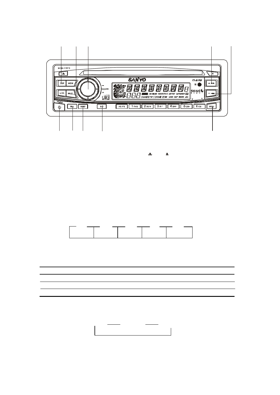 General operation, Press the sel button (3) shortly, Beep sound adjustment | Sirius Satellite Radio ECD-T1540 User Manual | Page 9 / 28