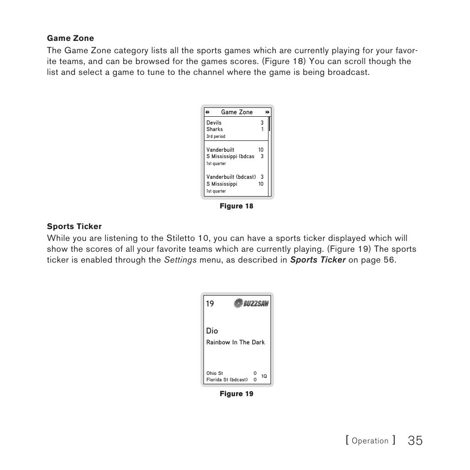 Sirius Satellite Radio STILETTO 10 100306B User Manual | Page 37 / 80