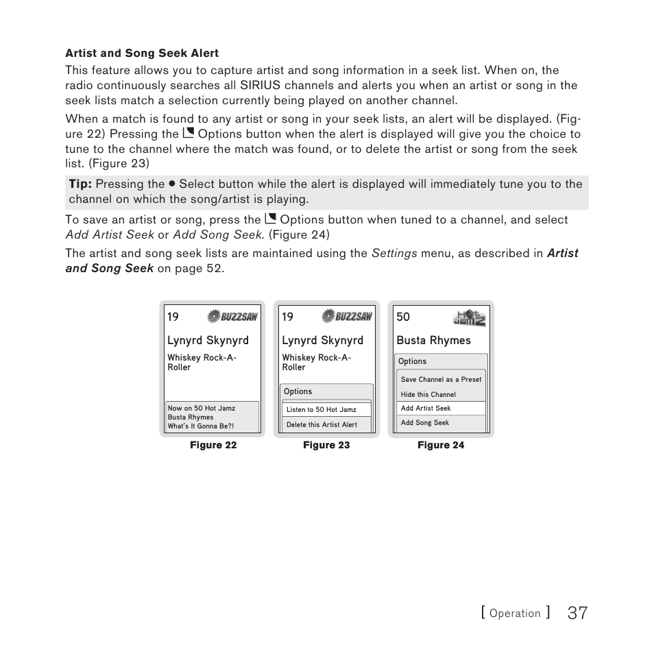 Sirius Satellite Radio STILETTO 10 100306B User Manual | Page 39 / 80