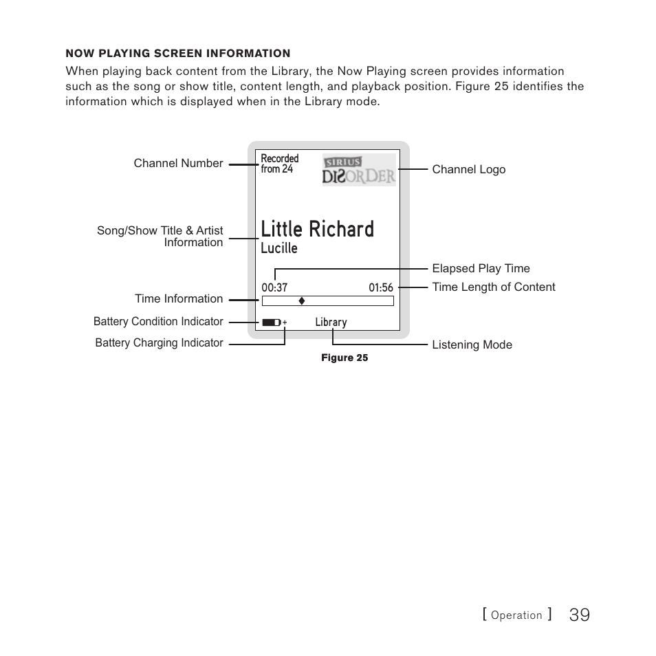 Little richard, Lucille | Sirius Satellite Radio STILETTO 10 100306B User Manual | Page 41 / 80