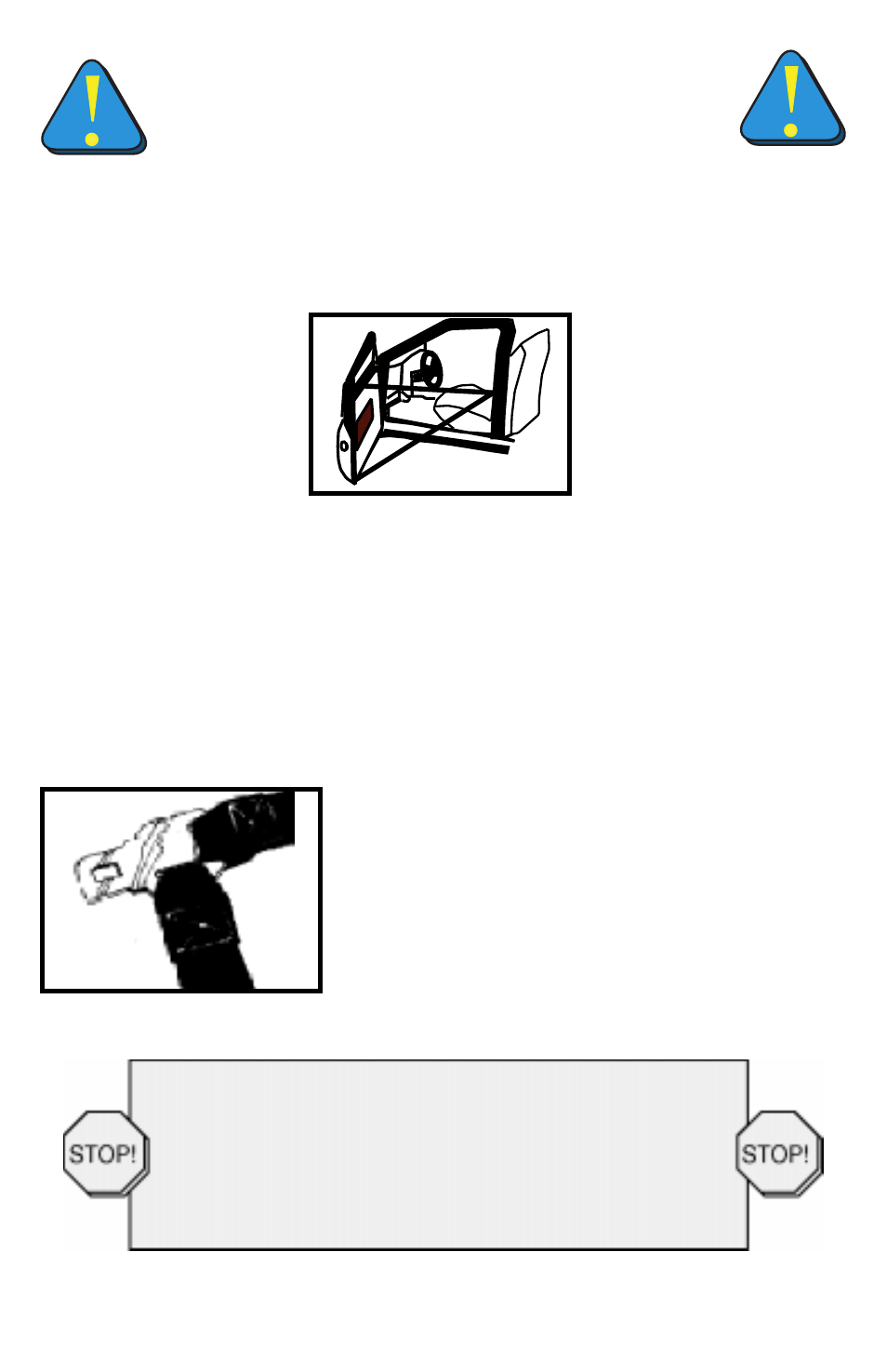 Automatic (passive) seat belts, Lap shoulder belts with sewn latch plates | Safeline Sit'n'Stroll User Manual | Page 14 / 32