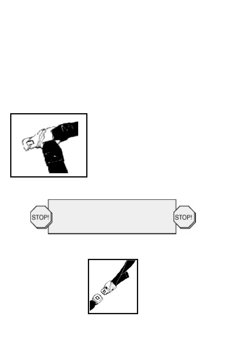 Lap shoulder belts with sewn latch plates | Safeline Sit'n'Stroll User Manual | Page 19 / 32