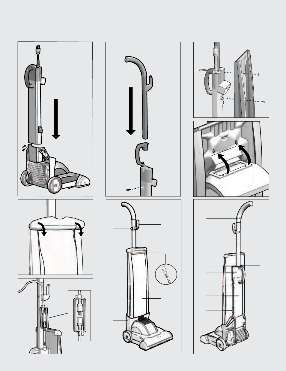 How to assemble | Sanitaire 9050 User Manual | Page 4 / 8