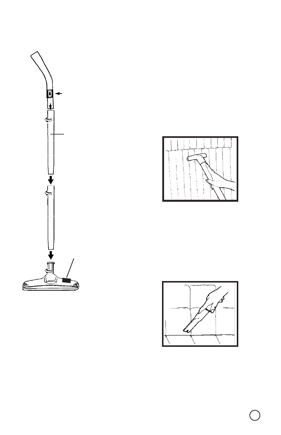 Cleaning accessories | Sanitaire S3530 SERIES User Manual | Page 7 / 12