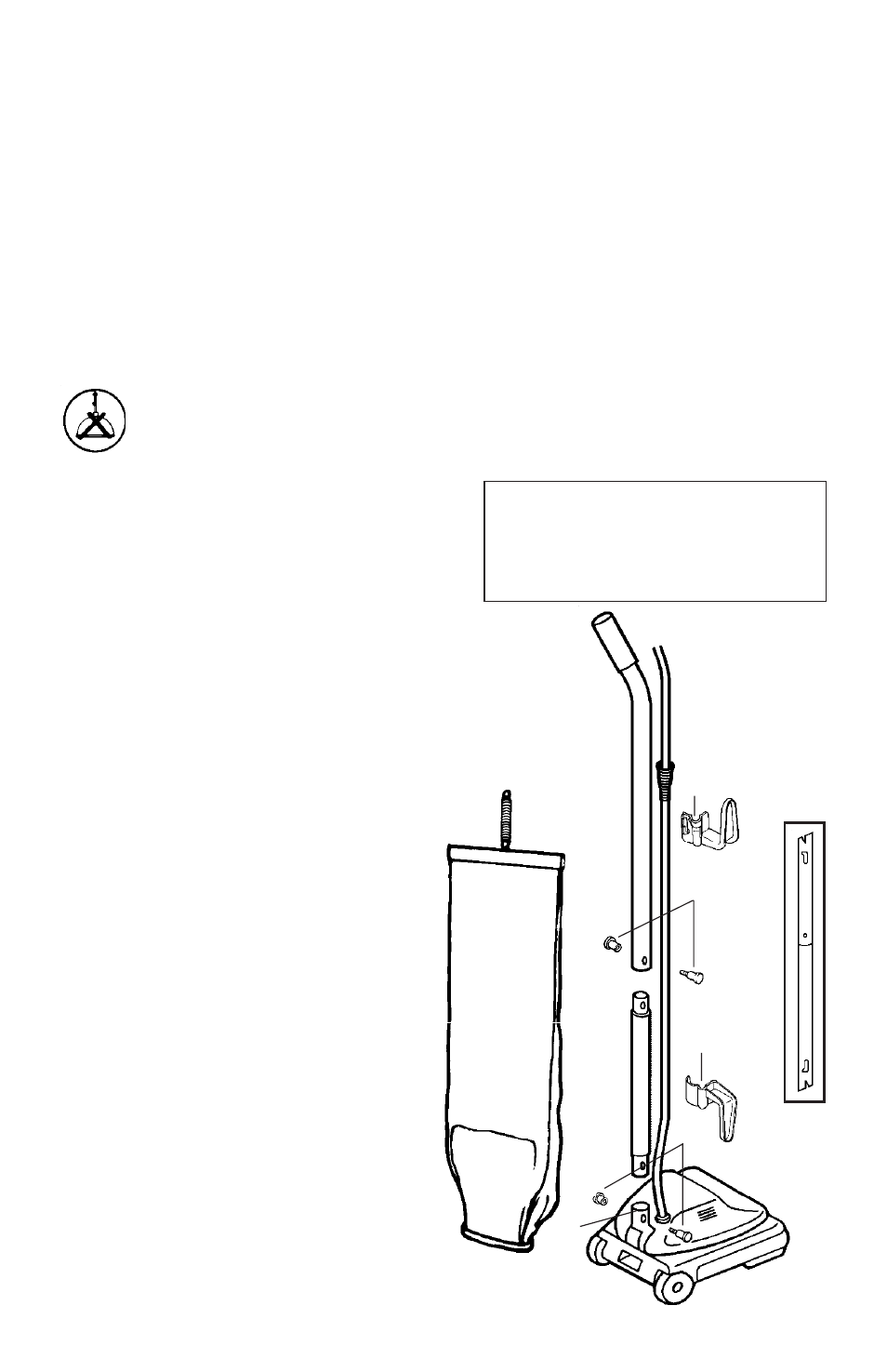 Rating plate, How to assemble assembly packet, Step 1 assemble the handle | General information, Service information | Sanitaire SC899 User Manual | Page 6 / 16
