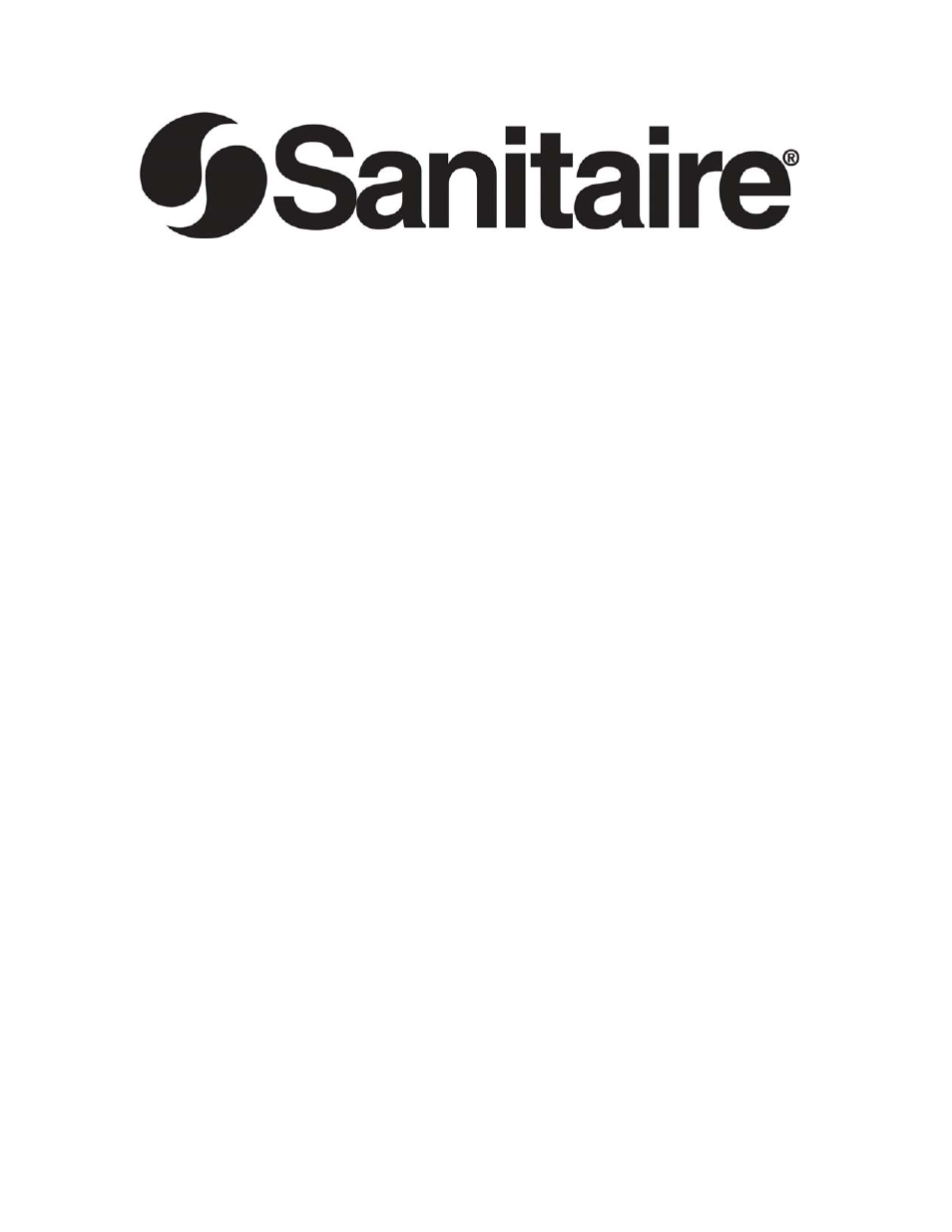 Sanitaire SC883A User Manual | 12 pages