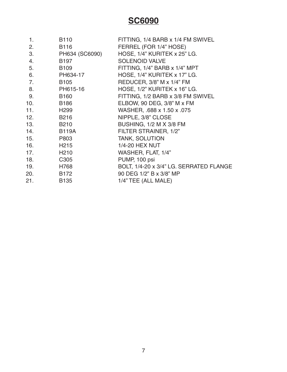 Sc6090 | Sanitaire SC6090 User Manual | Page 7 / 12