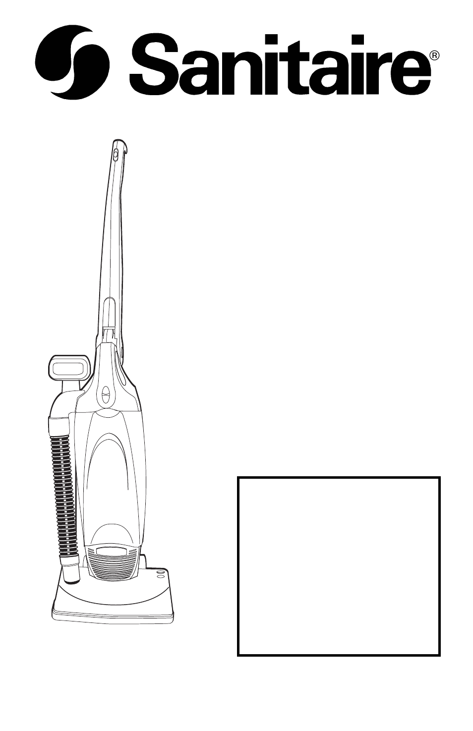 Sanitaire SC785 SERIES User Manual | 16 pages