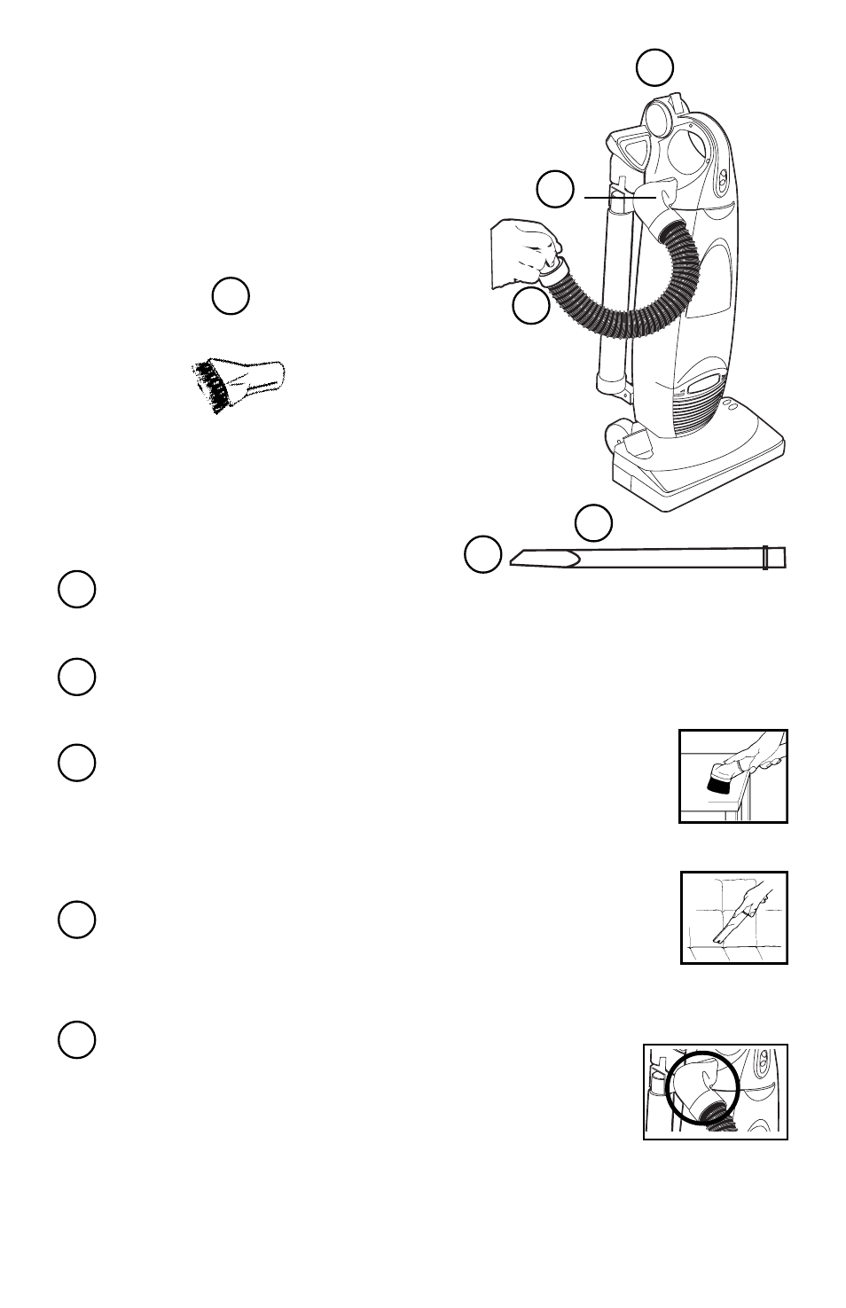 How to use accessories | Sanitaire SC785 SERIES User Manual | Page 9 / 16