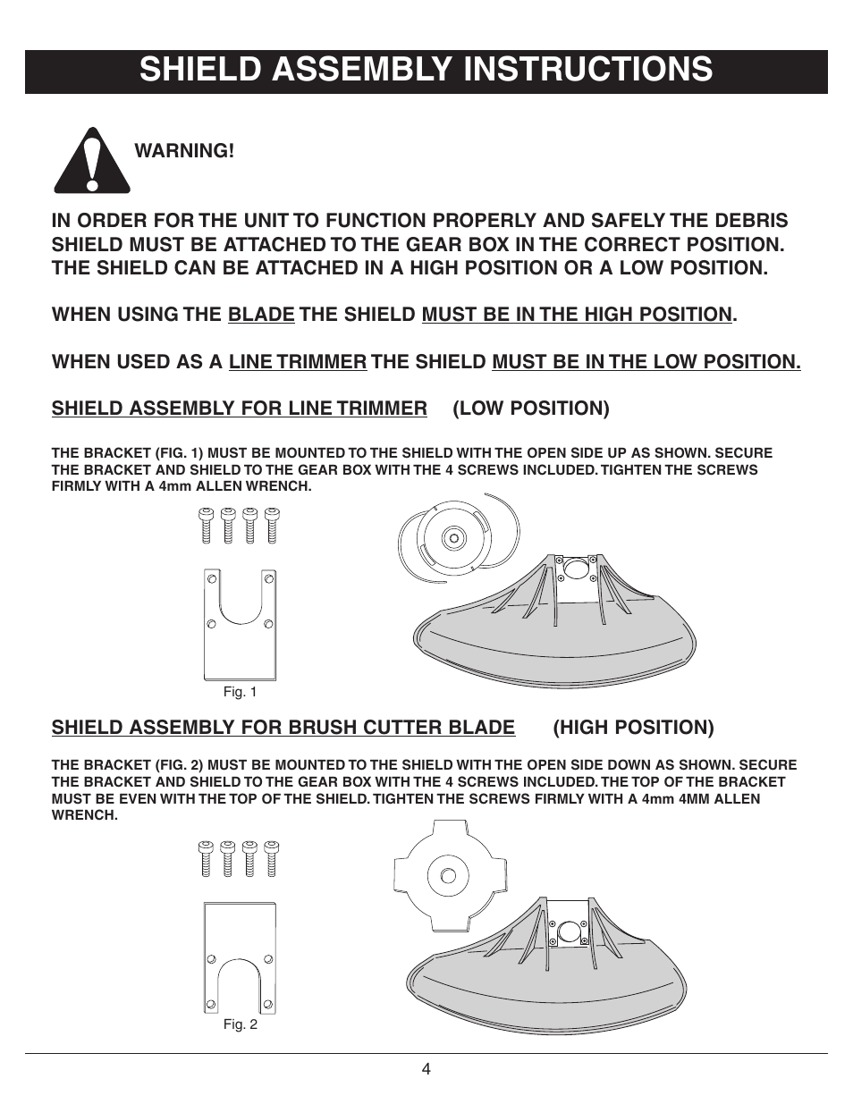 Shield assembly instructions | Sarlo BC-8 User Manual | Page 6 / 16