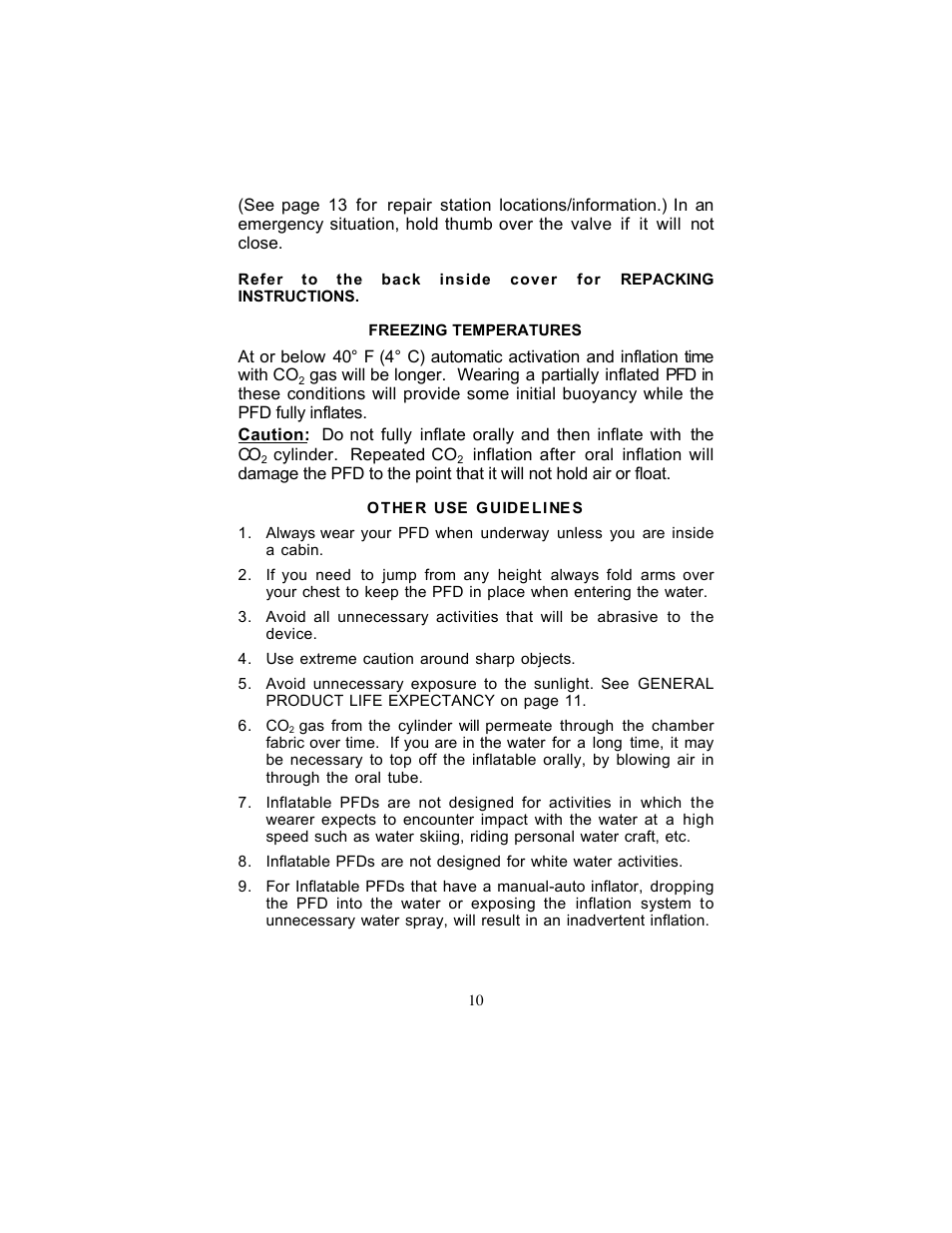 Stearns Recreational 1341 User Manual | Page 10 / 22