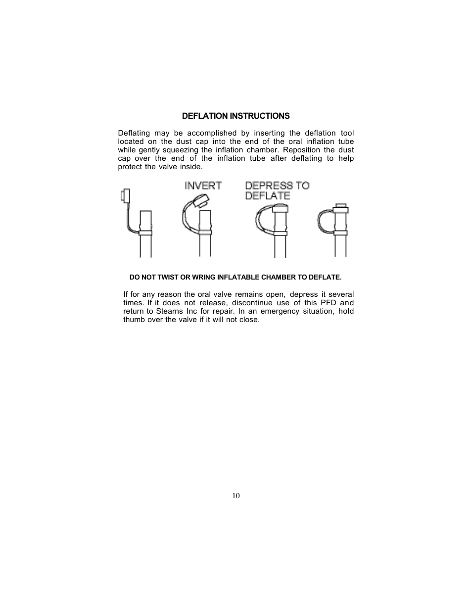 Stearns Recreational 0340 User Manual | Page 10 / 22
