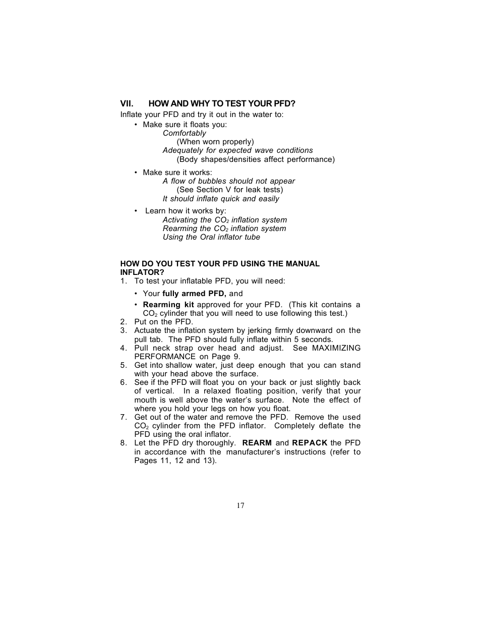 Stearns Recreational 0340 User Manual | Page 17 / 22