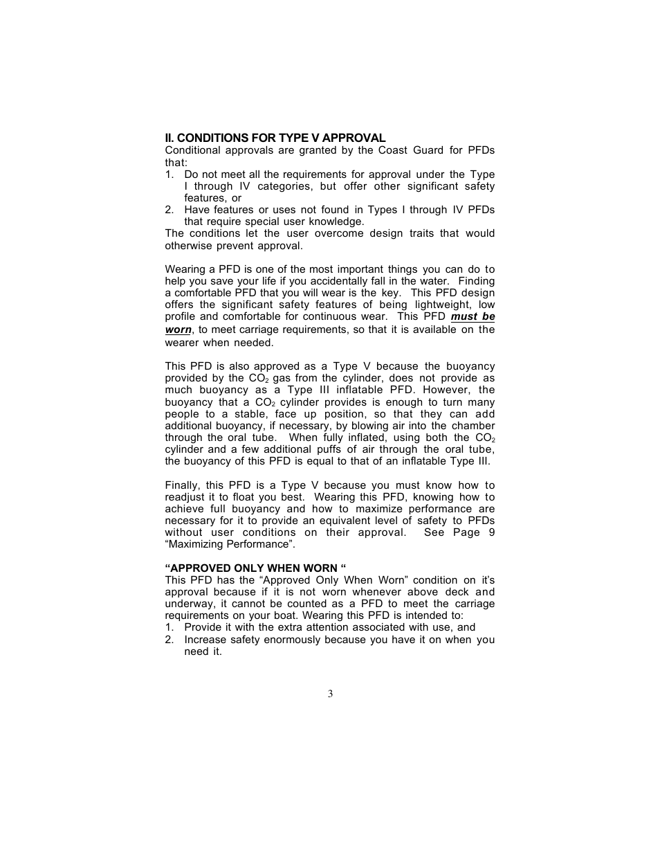 Stearns Recreational 0340 User Manual | Page 3 / 22