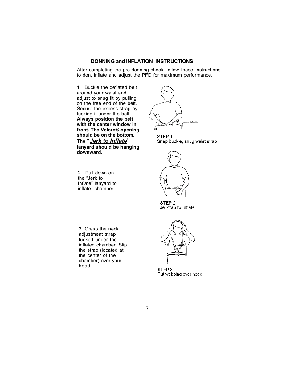 Stearns Recreational 0340 User Manual | Page 7 / 22