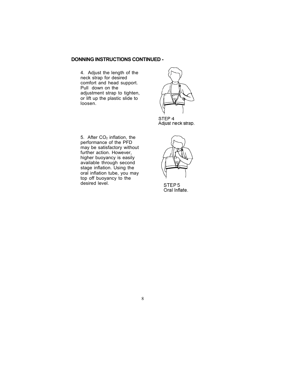 Stearns Recreational 0340 User Manual | Page 8 / 22