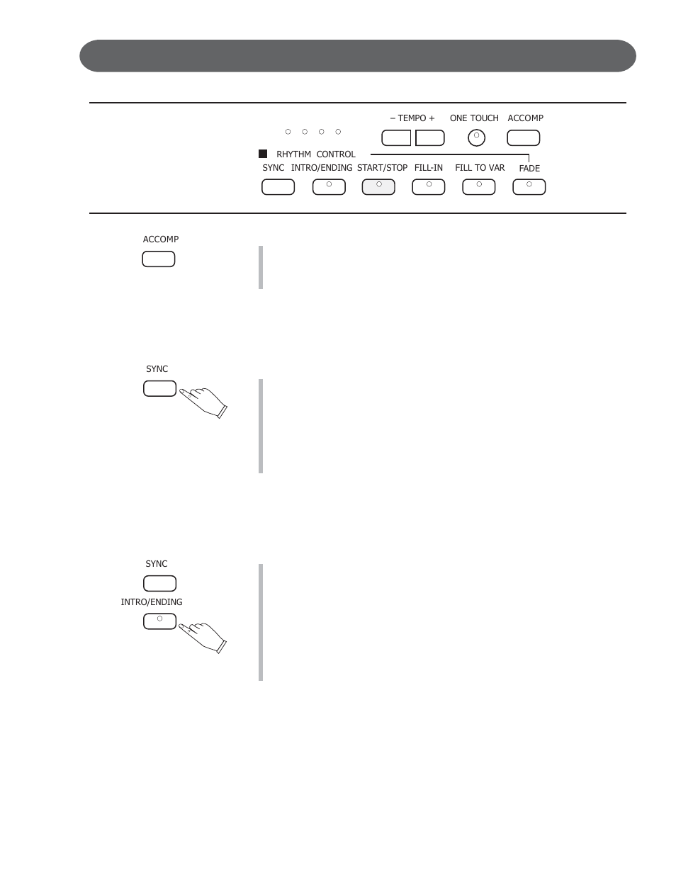 Auto accompaniment - how to play | Suzuki Musical Instrument Corp. GP-3 User Manual | Page 47 / 100