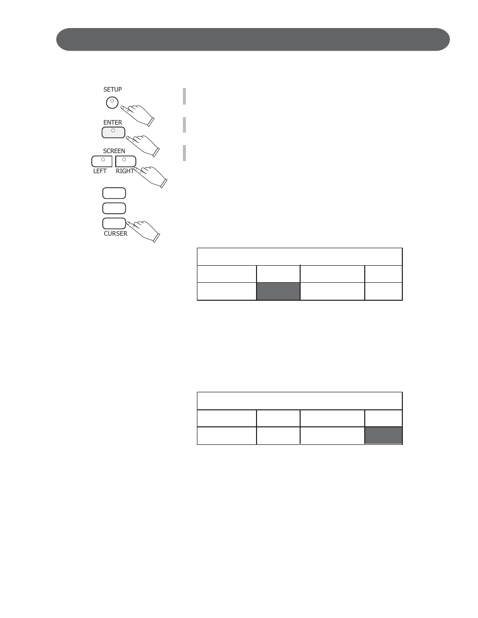 Setup - performance menu | Suzuki Musical Instrument Corp. GP-3 User Manual | Page 53 / 100