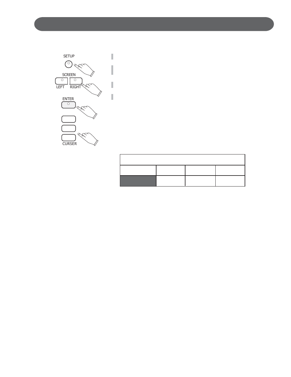 Setup - reverb menu | Suzuki Musical Instrument Corp. GP-3 User Manual | Page 57 / 100