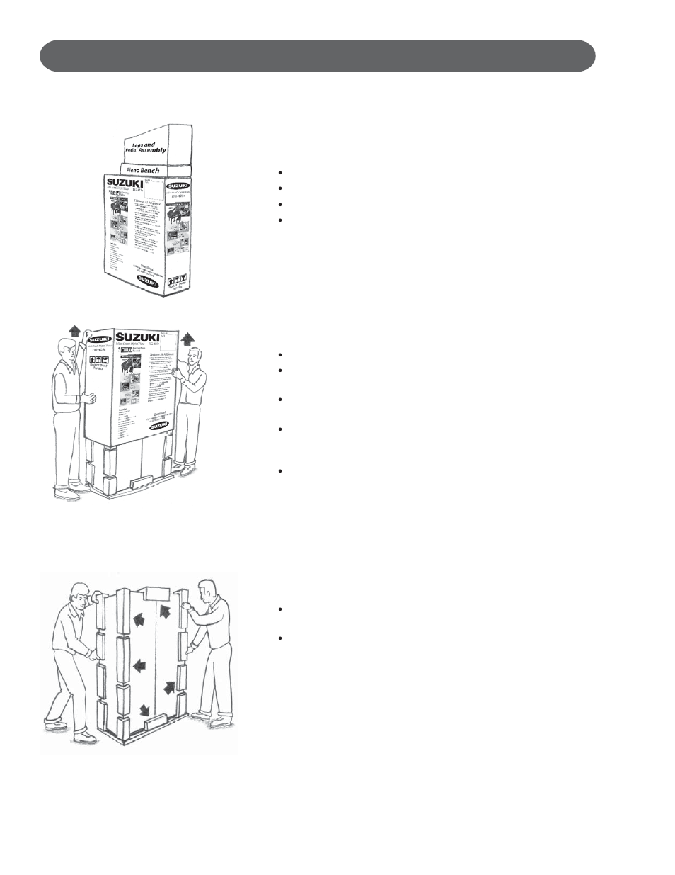 Assembly | Suzuki Musical Instrument Corp. GP-3 User Manual | Page 8 / 100