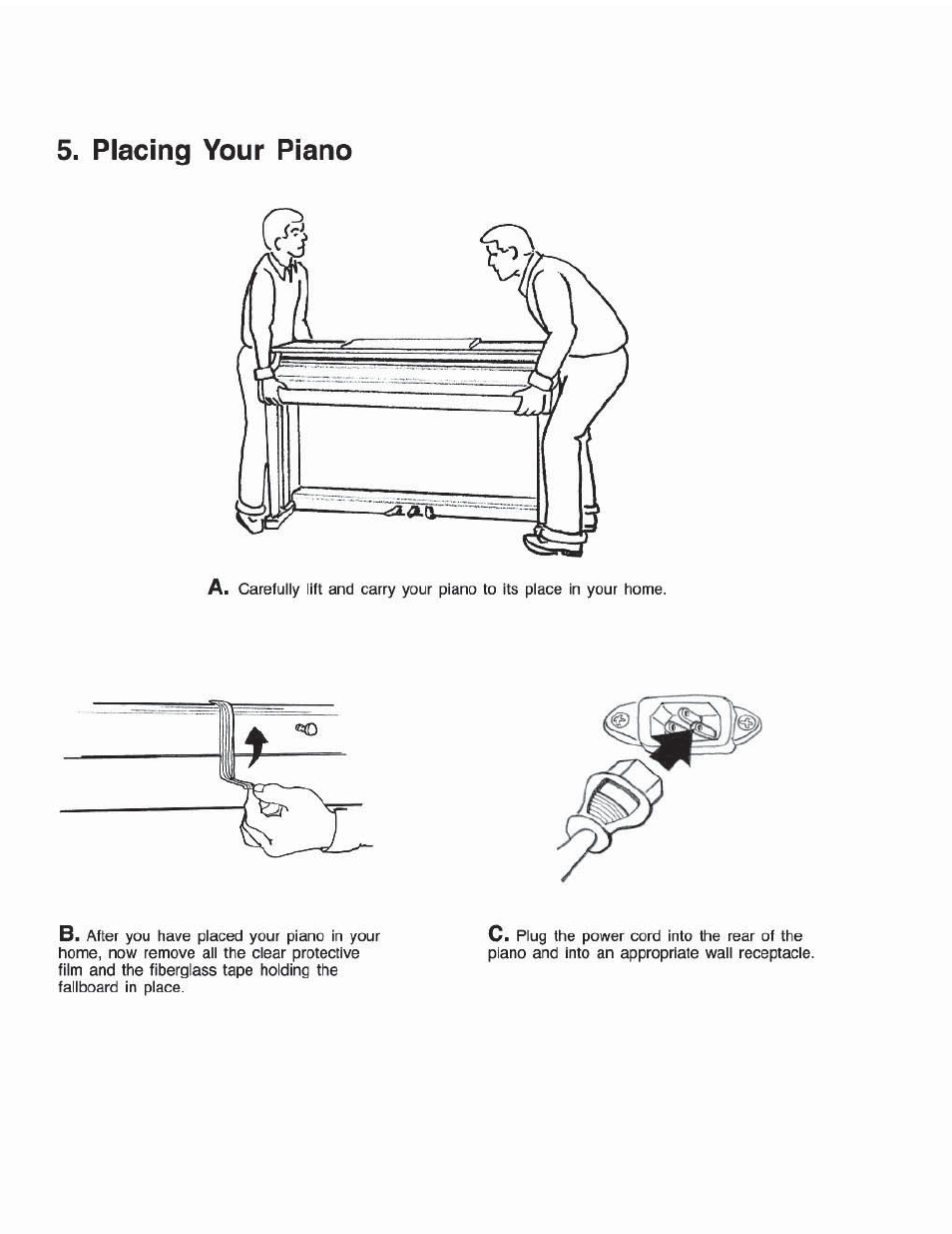 Assembly | Suzuki Musical Instrument Corp. HP-275E User Manual | Page 12 / 92