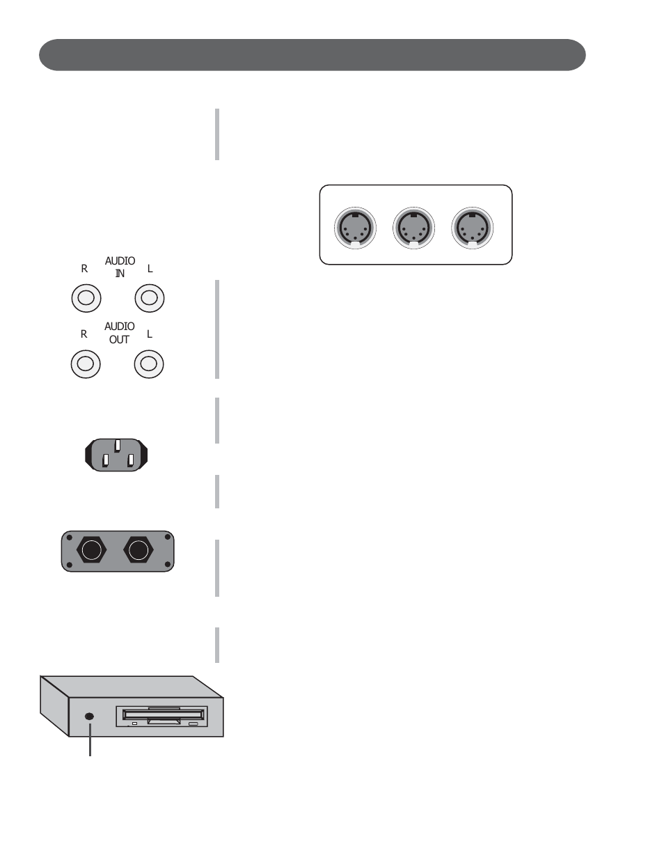 Connector panels | Suzuki Musical Instrument Corp. HP-275E User Manual | Page 16 / 92