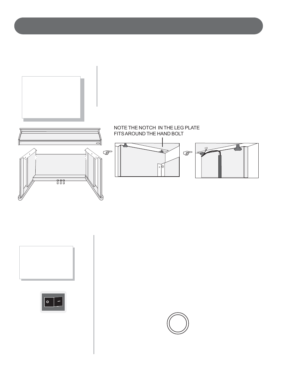 Assembly hp-97 | Suzuki Musical Instrument Corp. HP-97 User Manual | Page 10 / 44