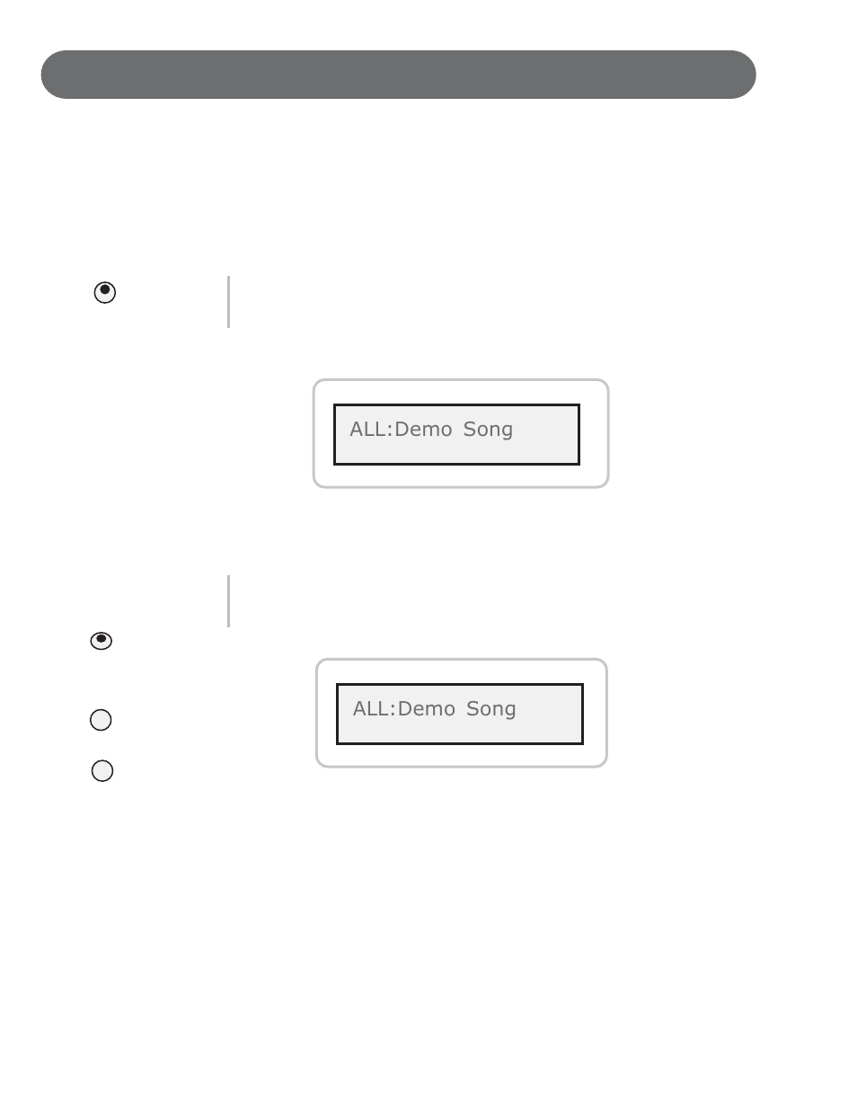 Demo, All:demo song | Suzuki Musical Instrument Corp. HP-97 User Manual | Page 16 / 44