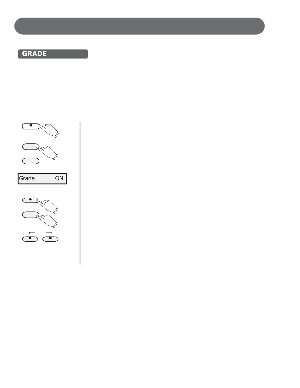 Functions, Grade, Grade on | Suzuki Musical Instrument Corp. HP-97 User Manual | Page 26 / 44