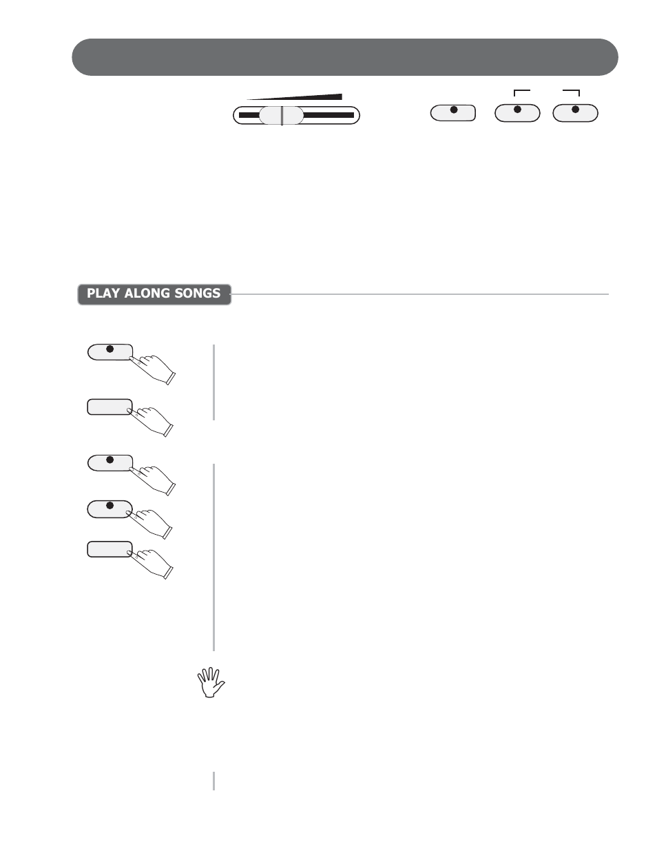 Play along songs | Suzuki Musical Instrument Corp. HP-97 User Manual | Page 31 / 44