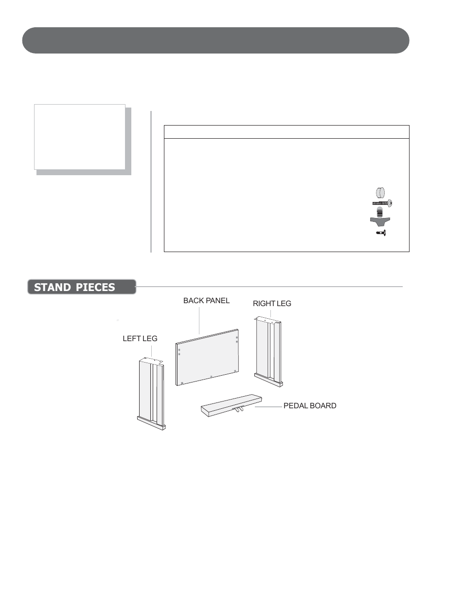 Assembly hp-97, Check the package contents | Suzuki Musical Instrument Corp. HP-97 User Manual | Page 8 / 44